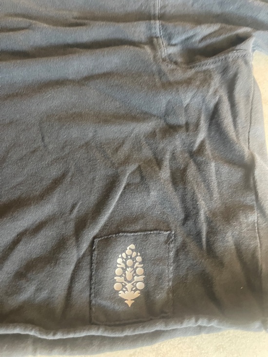 Free people movement Gray Long Sleeve Shirt cropped S - Picture 2 of 7